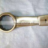 14mm Ring Slogging Spanner Hammer Striking Box End Wrench Al-Br Alloy Spanner thumbnail-4