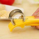 Hot Wholesale Plastic Kitchen Tool Vegetable Fruit Cutter Banana Yellow Slicer Chopper thumbnail-3