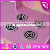 New Design Children Pretend Play Kitchen Wooden Kids Cooking Toys W10C283 thumbnail-5