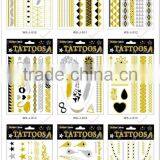 T005-002 Cheap Tattoo Paper Gold And Silver Tattoo Glitter Removal Sex Girl Tattoo Sticker thumbnail-1