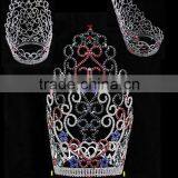 2015 New Large Pageant Fasion Rhinestone Crown H172-128 thumbnail-2
