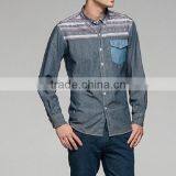 High Quality Cotton Casual Shirt Design ,latest Casual Jeans Shirt Design,mens Printing Casual Shirt 2014 New Style thumbnail-6