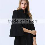 New Arrival Ladies Fashion Design Elegant Winter/Autumn Dolman Cape Coat for Women thumbnail-4