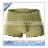 natural colored spun yarn boxer trunk/best underwear from China supplier
