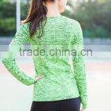Wholesale Sportwear Green Running Women T-shirt thumbnail-4