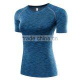 Fashion Wholesale Fitness Apparel Womens Tights Sport Yoga T-shirt Wear thumbnail-4