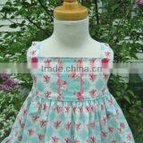 Latest Design 3 Year Old Girl Dress 100% Cotton Floral Two Piece Prom Baby Clothes Dress Set thumbnail-2