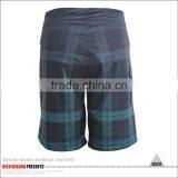4-way Stretch Mens Shorts With a Side Pocket Grid Printed Wholesale Board Shorts thumbnail-5