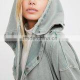 Oversized Collar Cardigan With Button Closures Long Sleeve Oem Modern Design thumbnail-5