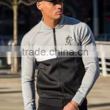 Fashion Style Mens 100% Polyester Baseball Jacket Full zipper Tracksuit Top Panel Raglan Long Sleeve Hoodie Jacket