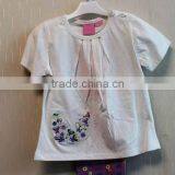 Wholesale Fashion Baby Summer 2 Pcs Set Baby Girls Knitted Cap Sleeve Clothing Set TP-7712 thumbnail-3