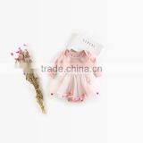 0-3 Years 2017 Wholesale Baby Patchwork Skirt Romper Soft Autumn Cotton Volie Babys Jumpsuit (pick Size Color) thumbnail-2