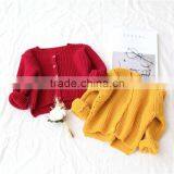 2-8 Years Wholesale 2017 New Autumn Knitted Full Sleeve Solid Girls Sweaters (pick Size Color ) thumbnail-5