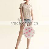 Hot Sale Cotton Round Neck t Shirt With Raglan Sleeves thumbnail-2