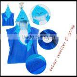 Cute 100 Cotton Reactive Printing Velour Toddler Hooded Towel thumbnail-2
