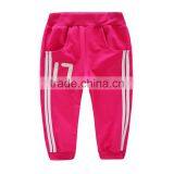 Wholesale Custom Made Hot Kids Girls Cotton Sport Trousers Sportswear thumbnail-3