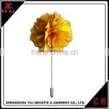 New Arrived High Quality Wedding and Party Flower Chiffon Lapel Pin thumbnail-4