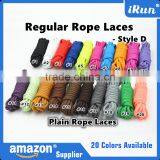 Royal Blue Rope Hiking Thick Shoes Laces - Air Yeezy Rope Laces - Plain Round Rope Laces - 20 Colors Available thumbnail-5