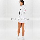 Cute off White Hoodie Custom Logo Ladies Long Sleeve Hoodie With Prints thumbnail-4