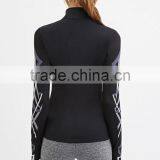 Custom Warm Up Jogging Hoodie Yoga Wear Half Zipper Up Hoodie Sport Hoodie Lady thumbnail-6