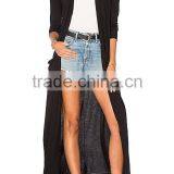 2017 Latest Plus Size Long Sleeve Knee Length Wholesale Knitted Women Long Cadigan Sweater thumbnail-5