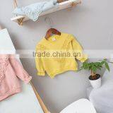 Sweet Style Solid Color Lace Stitching Wholesale Baby Girl Sweatshirt thumbnail-4
