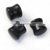 12mm Acrylic Ear Stretcher Expander Bobbin Black Ear Plugs Expander thumbnail-3