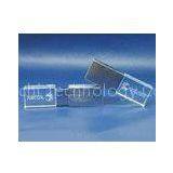Transparent Acrylic Customized USB Flash Drive Crystal With Engraving Logo