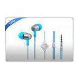 Handfree Metal Flat Cable in Ear Earphone with Mic for Iphone5