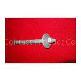 Galvanized Bolts And Nuts , High Voltage Pin Type Insulator Steel Foot