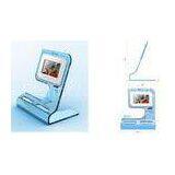 High Resolution Desktop Advertising POS LCD Display Supports Video Loop Play