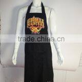 BBQ APRON BLACK PRINTED APRON KITCHEN APRON thumbnail-1