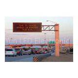 Semi Outdoor Single Color P10 LED Display Message Sign Board