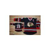 Chicago Blackhawks #19 Jonathan Toews BLACK Third Secton Nhl Jersey