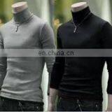 Light Colour High Neck Tshirt Also Available With Tight Fit thumbnail-1