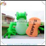 Promotion Inflatable Frog Model,vivid Inflatable Animal Cartoon for Outdoor , Advertising Inflatable Green Frog Cartoon Model thumbnail-1