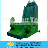 Hot sales inflatable climbing wall/climbing rock