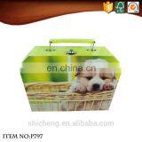Decorative Wedding Cardboard Suitcase Gift Box Wholesales With Handle thumbnail-5