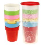 Non-Fragile Melamine Outdoor Cup Set Travel Mug with 6 Colors Available Camping Cup