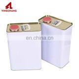 Customized Empty Rectangular Oil Tin Can With Large Capacity thumbnail-4
