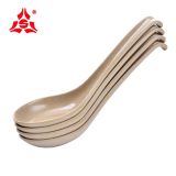 Husk's Ware Eco Friendly Rice-Husk Fiber Made Chinese Style Hook Shape Spoon