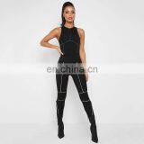 LAITE TR2017 Ins Hot Sales Women New Styles Fashion Stripe Sexy Pants Ladies Reflection Bodycon Trousers Women Clothing thumbnail-3