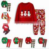 Christmas Baby Pyjamas Fall Winter Snowman Santa Claus Print Sleepwear Nightwear Bedgown Sleepcoat Nighty thumbnail-1
