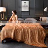 Embossed Lambskin Double Blanket Thick Double-sided Flannel Blanket thumbnail-2