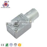 compact size 12v dc worm gear motor