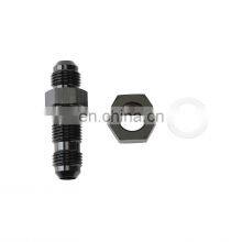 AN Bulkhead Fitting Adapter Straight Type Male Threaded Union Universal Anodized Aluminum Fitting thumbnail-2