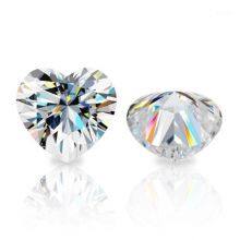 Loose Gemstones Moissanite Stones D Color VVS1 Heart Shaped Excellent Cut Pass Diamond Tester For Women's Jewelry thumbnail-4