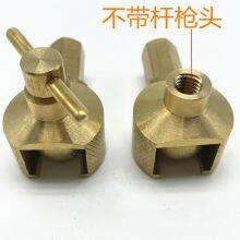 Silver Adjustable Car Button Head Oil Nozzle Connector thumbnail-5