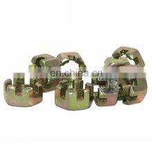 DIN935 M20 Carbon Steel Roasting Galvanized High Quality Hexagon Slotted Nuts Hex Slotted Nuts thumbnail-2