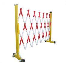 Safe Construction Round Tube Telescopic Fence Glass Fiber Reinforced Plastic Movable Isolation Belt Fence Protective Fence thumbnail-2